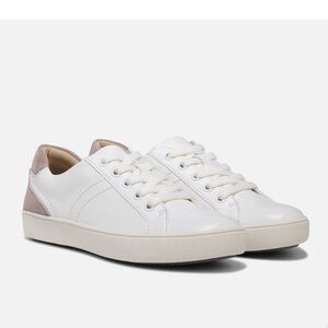 Naturalizer Morrison White/Taupe Leather Sneaker -8M-EUC